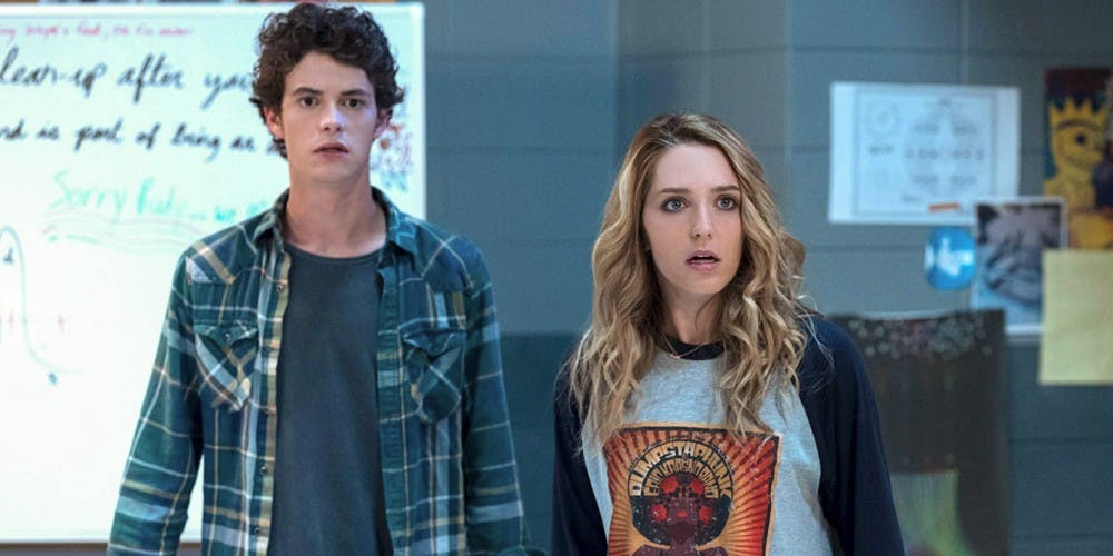 Jessica Rothe and Israel Broussard in &quot;Happy Death Day 2U.&quot; (Blumhouse Productions/IMDb/TNS)