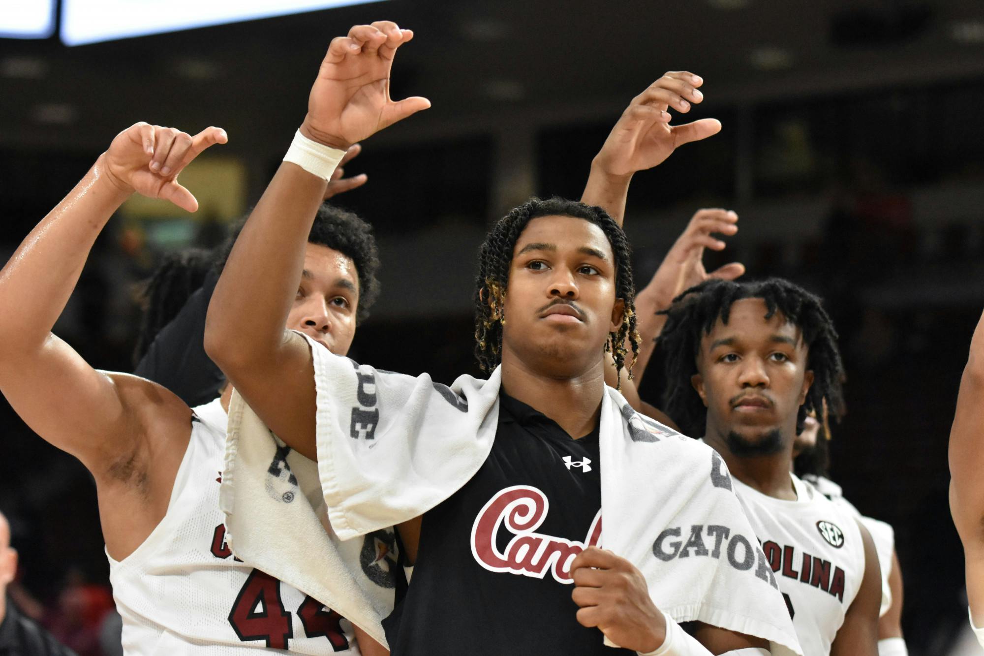 PHOTOS Gamecock Men's Basketball Beat Mars Hill 8041 The Daily Gamecock at University of
