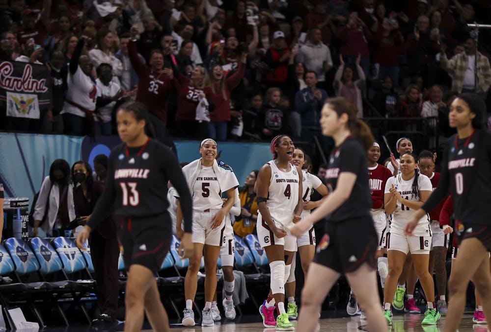 PHOTOS: South Carolina women's basketball advances to national championship after victory over Louisville