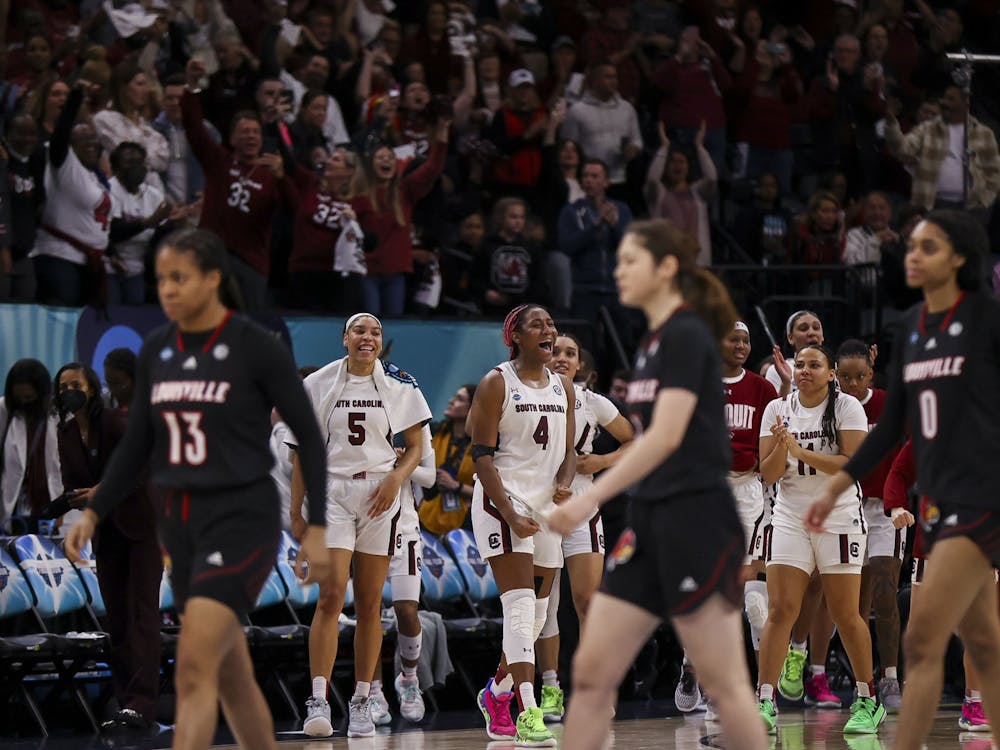 PHOTOS: South Carolina women's basketball advances to national championship after victory over Louisville