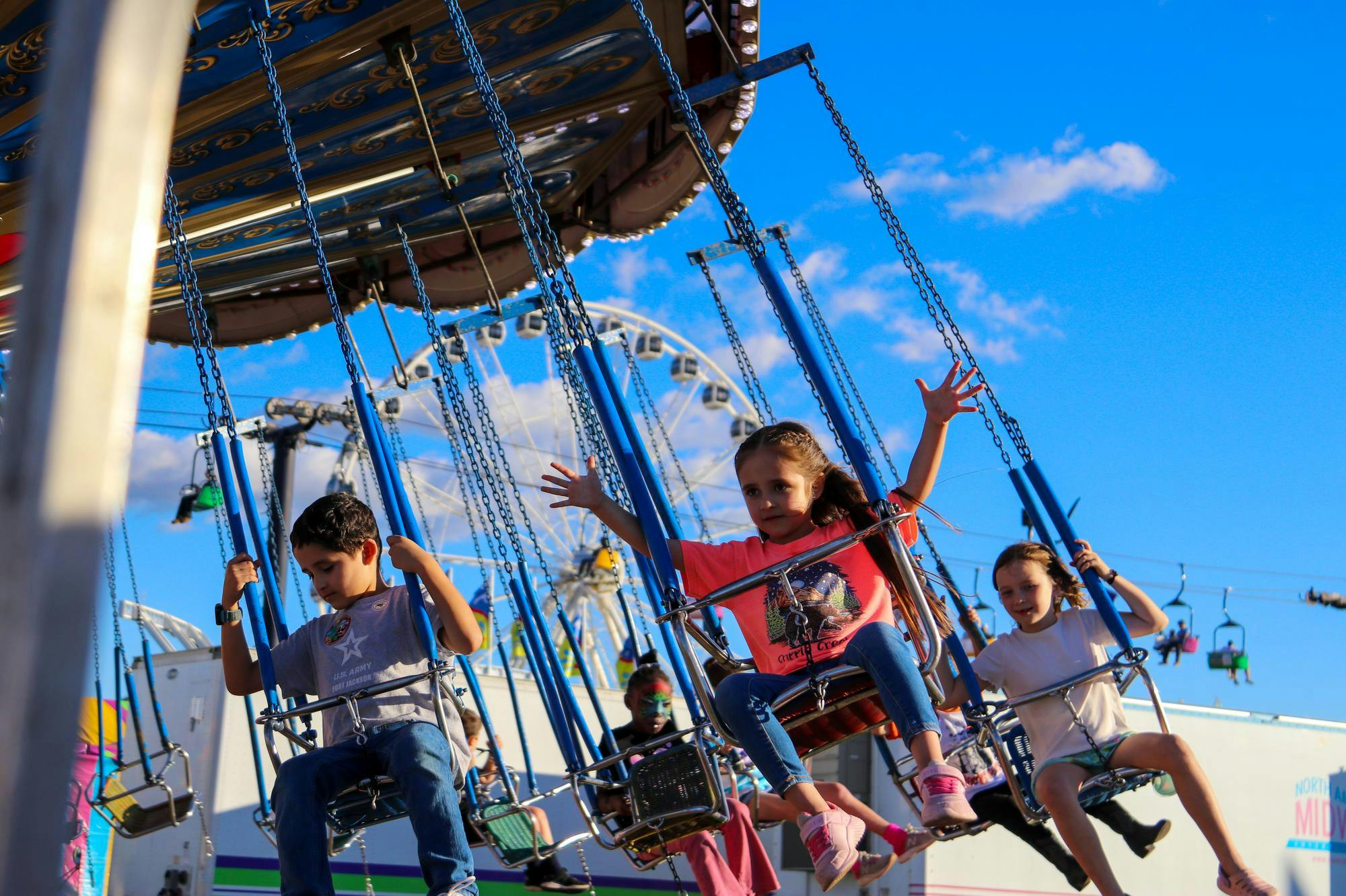 The South Carolina State Fair has returned to Columbia on Rosewood Drive, promoting a special theme of "Harvesting Happiness" for this year's fair. Running from Oct. 8 through Oct. 19, the fair offers more than 60 rides, food vendors, agriculture exhibits and live entertainment for attendees of all ages. The South Carolina State Fair sees more than 400,000 visitors each year from across the Southeastern United States and contributes to families in the community through academic scholarships. Tickets can be purchased at the gate, online or at participating Circle K stores.
