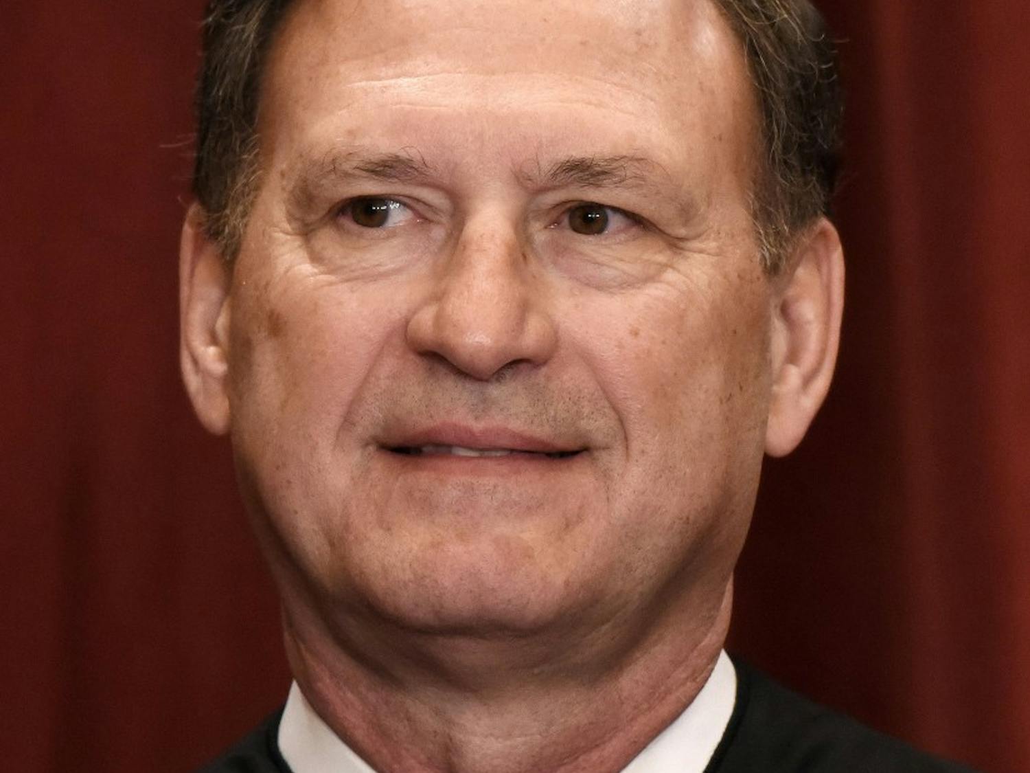 Associate Justice Samuel Alito Jr. poses during a group photograph at the Supreme Court building on June 1 2017 in Washington, D.C. (Olivier Douliery/Abaca Press/TNS)