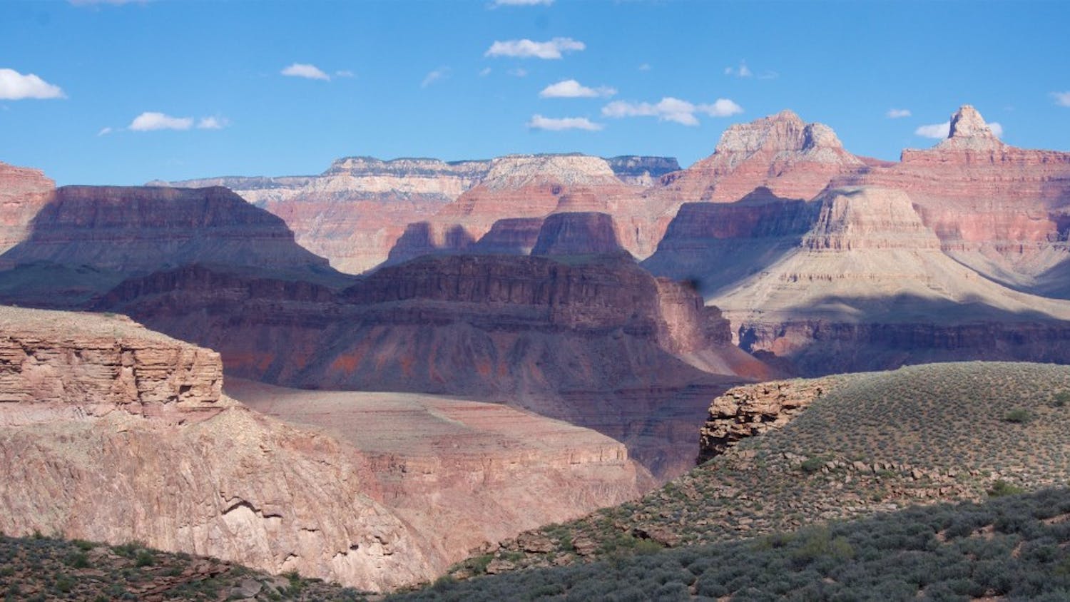 The Grand Canyon is a layer cake that tells the geological story of the last two billion years. The canyon gives visitors a rare opportunity to see the distinct layers that form the Earth. (Brad Branan/Sacramento Bee/TNS)