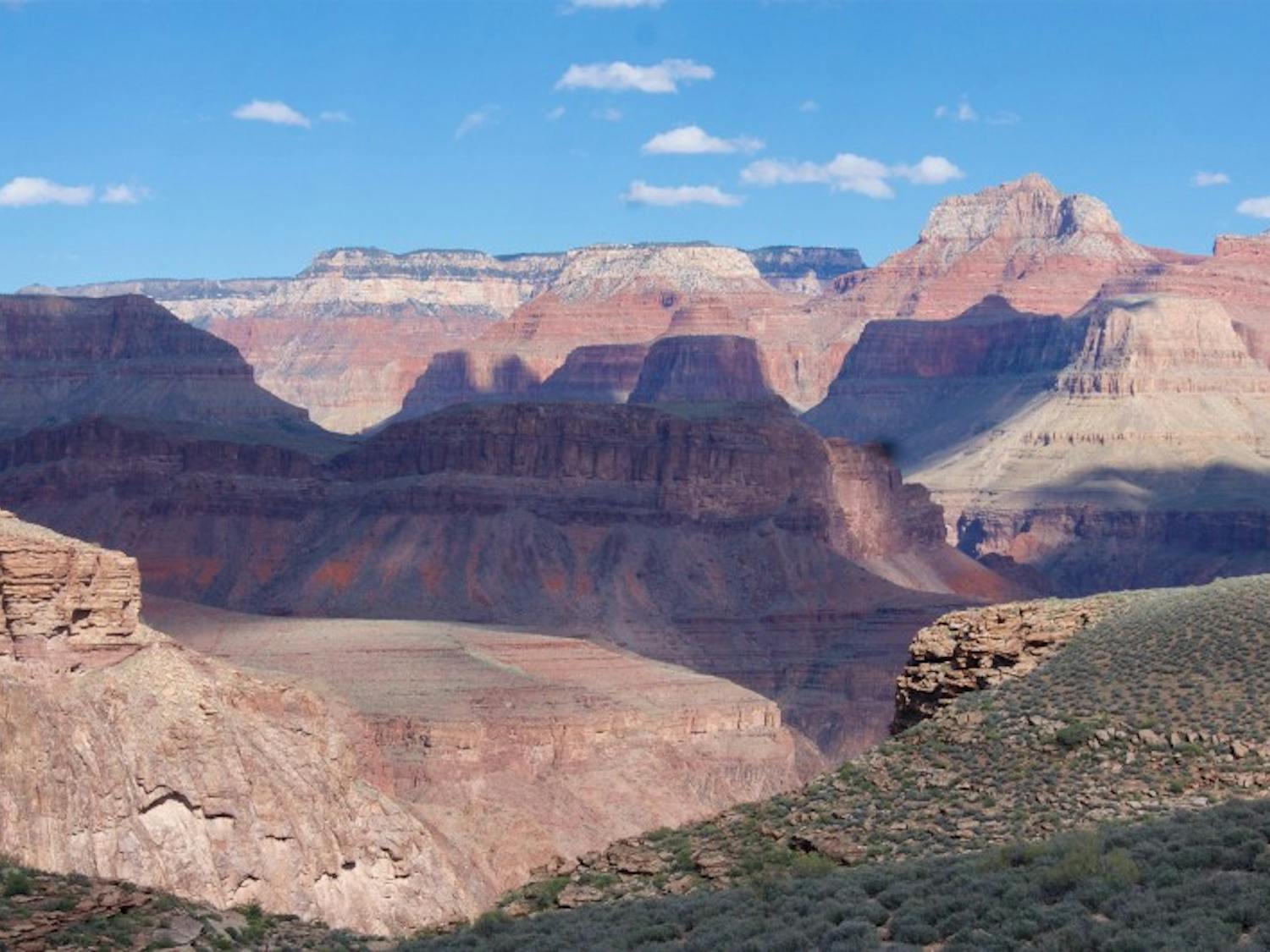 The Grand Canyon is a layer cake that tells the geological story of the last two billion years. The canyon gives visitors a rare opportunity to see the distinct layers that form the Earth. (Brad Branan/Sacramento Bee/TNS)