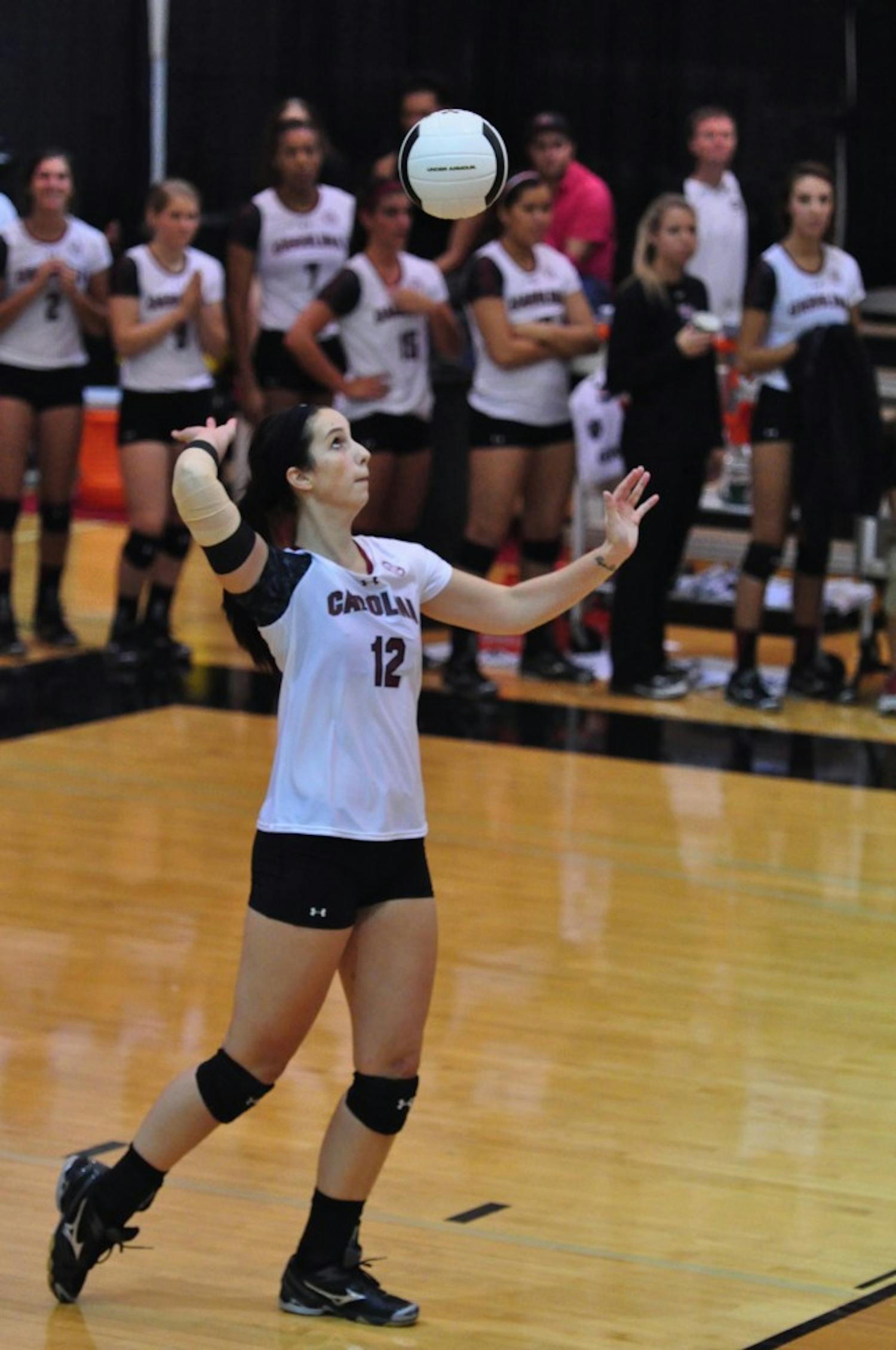 	Senior Juliette Thevenin recorded her 1,500th career kill Sunday. The number is third all-time in Gamecock history.