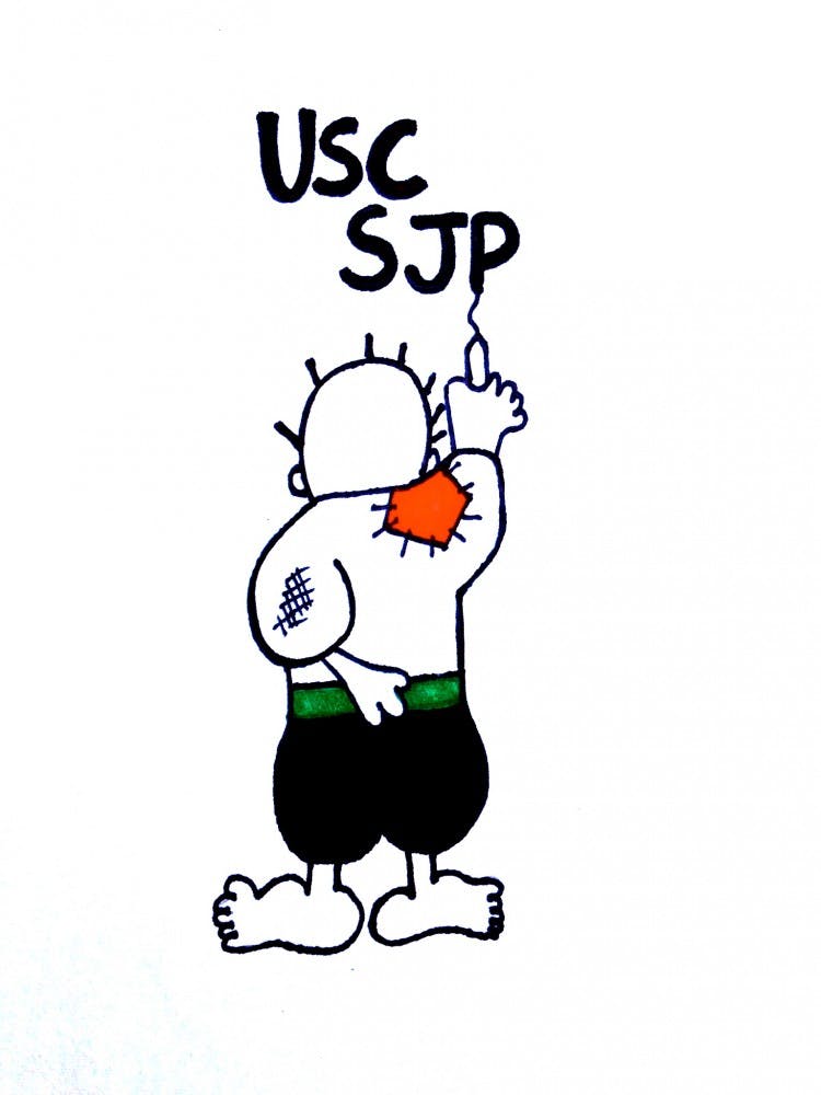 The USC chapter of SJP is small in size but makes its voice heard.