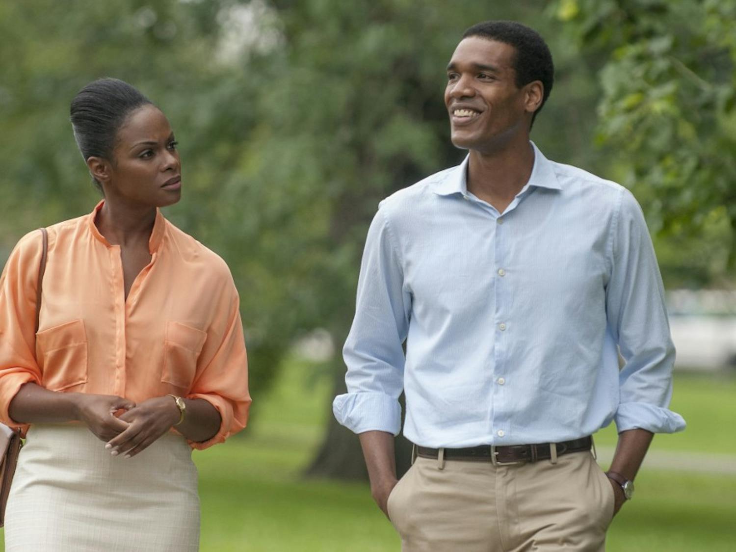 Tika Sumpter and Parker Sawyers in "Southside with You." (Matt Dinerstein/Miramax/Roadside Attractions) 