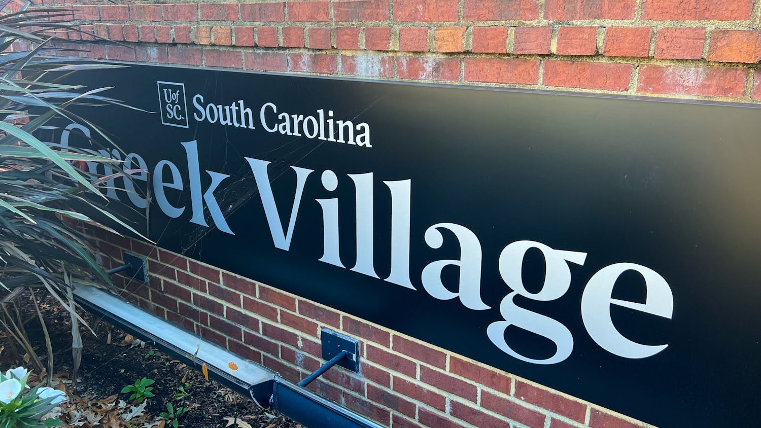 FILE—The sign outside of USC's Greek Village taken on Nov. 13, 2022. There are nearly 50 Greek life organizations at USC, all of which are overseen by the Office of Fraternity and Sorority Life.