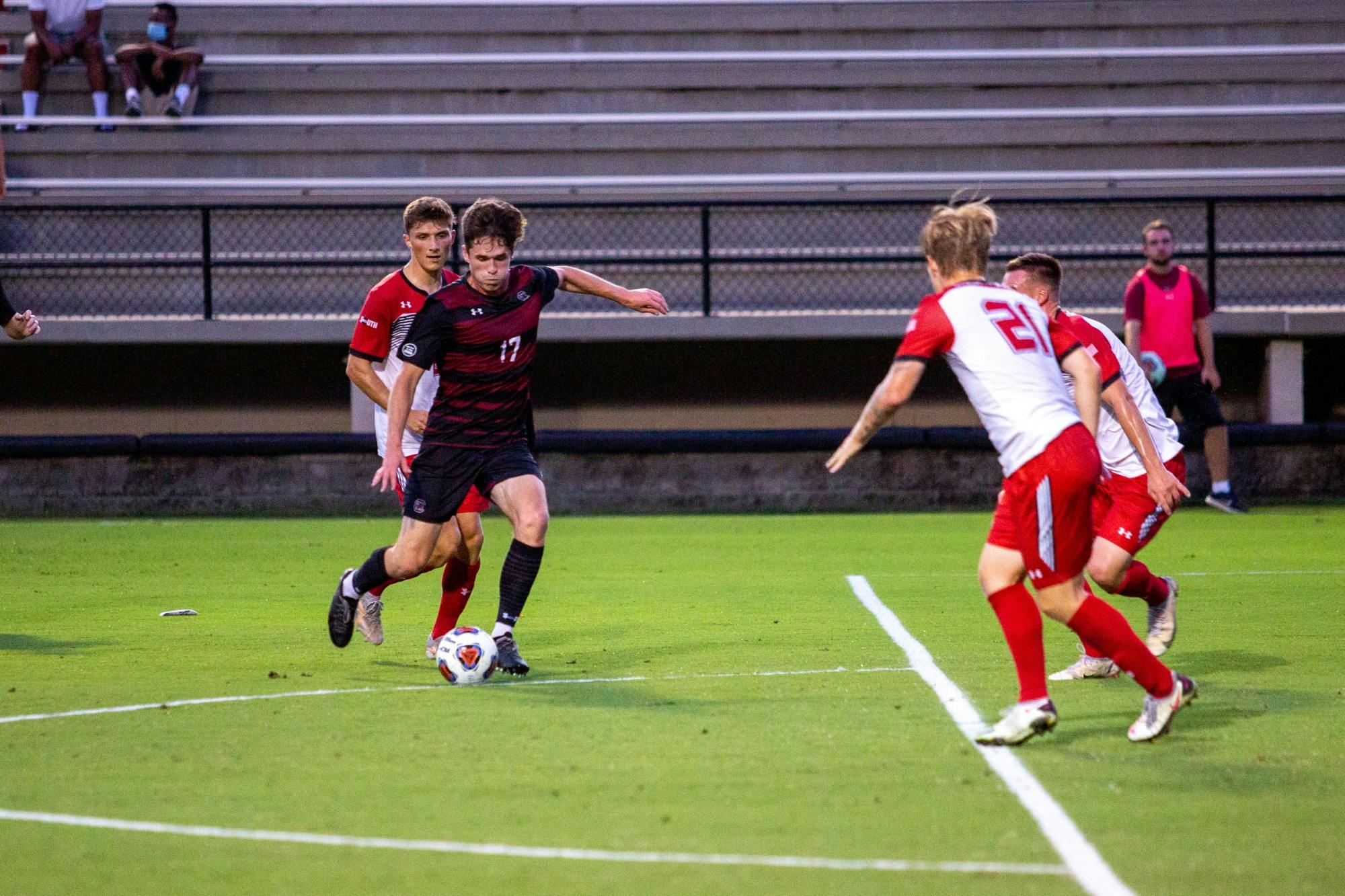 Men's Soccer: Carolina wins 1-0 against Gardner-Webb on Tuesday, Sept. 28.