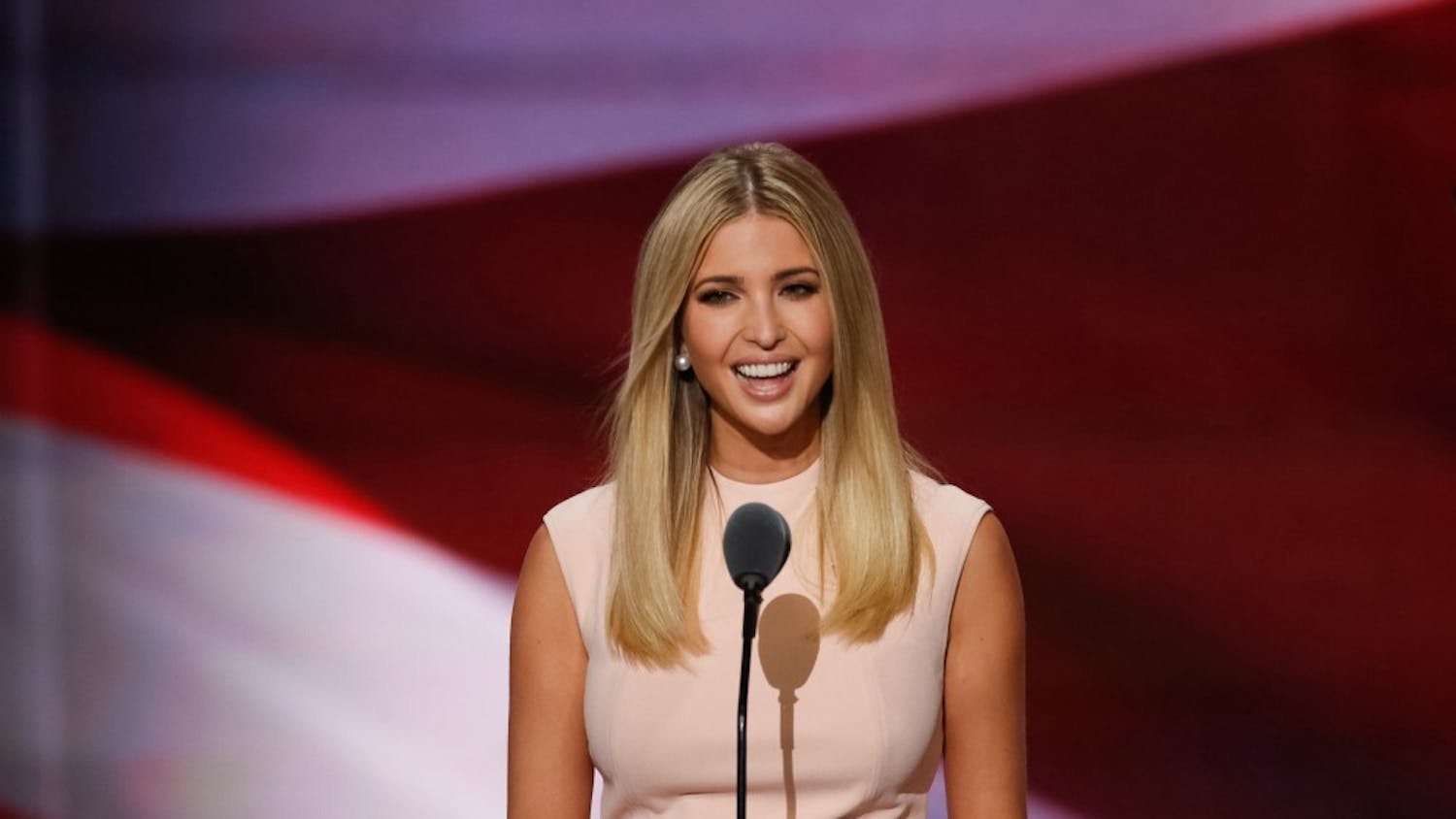 Ivanka Trump speaks during the last day of the Republican National Convention on Thursday, July 21, 2016, at Quicken Loans Arena in Cleveland. (Carolyn Cole/Los Angeles Times/TNS)