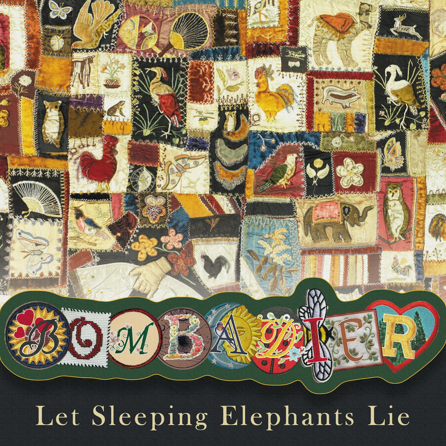 The cover of Bombadier's recent EP "Let Sleeping Elephants Lie," released on Aug. 18, 2023. The album artwork was created by Anatoli Chavchich.&nbsp;