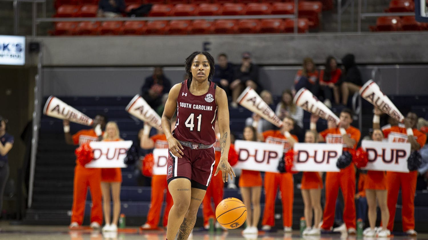 The South Carolina women's basketball team took on the Auburn Tigers on Feb. 9, 2023, beating them 83-48. This improves the Gamecocks to a 24-0 record overall and 11-0 in the SEC. The win also made program history, setting a program record with the first 30-game win streak in program history. The Gamecocks will return home and play No. 3 LSU on Feb. 12, 2023.&nbsp;