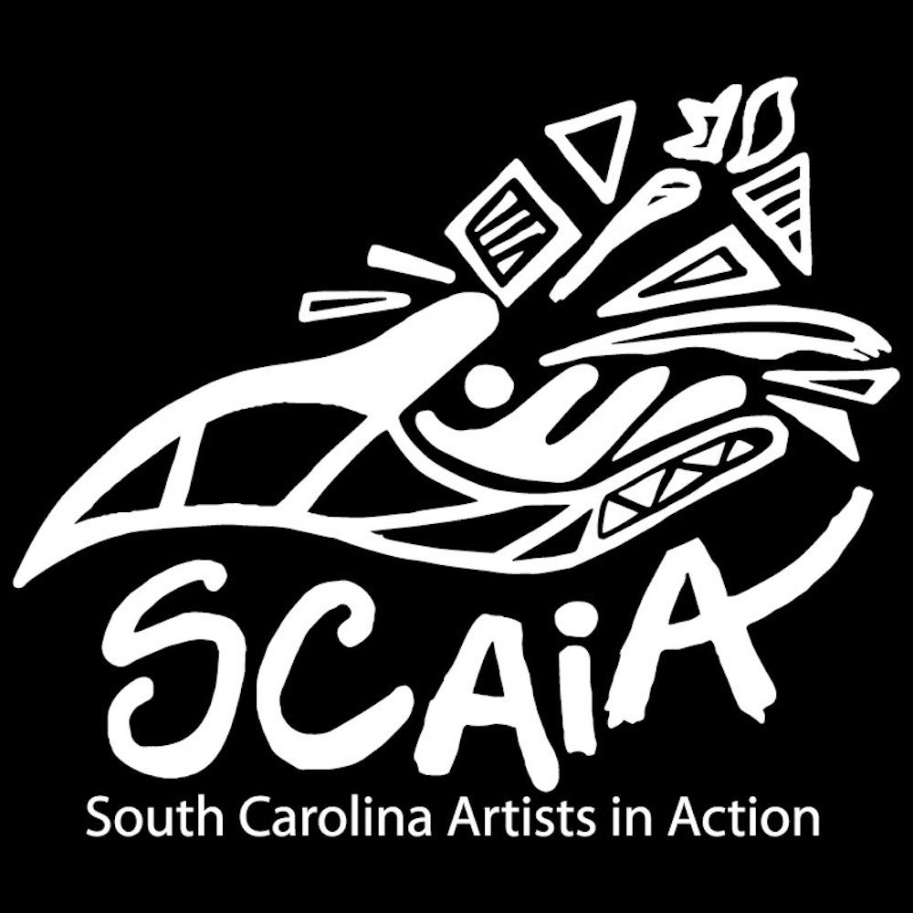 Logo for South Carolina Artists in Action. The organizations focus is the needs of South Carolina’s entrepreneurial Black artists. 