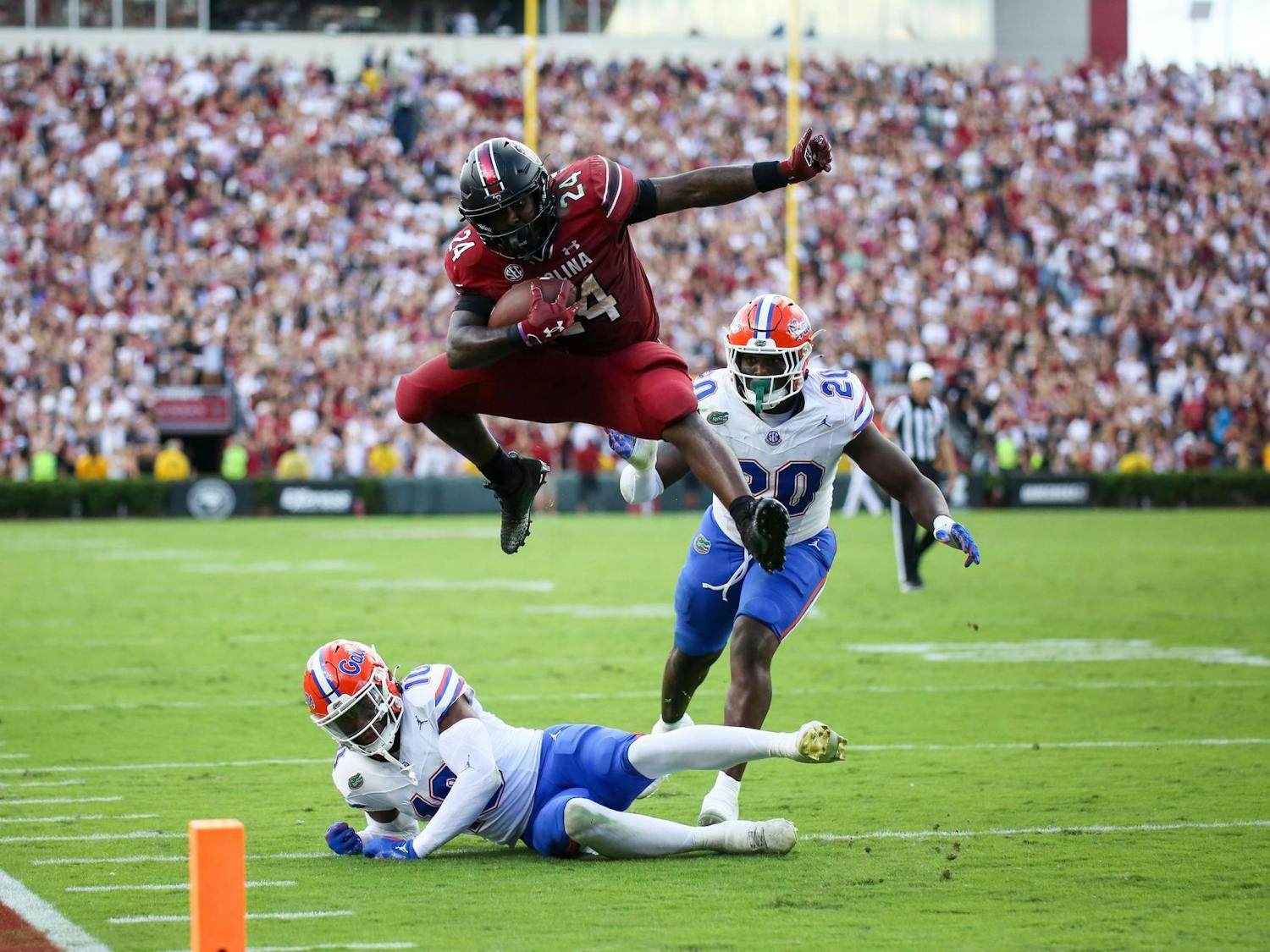 The South Carolina Gamecocks lost to the Florida Gators 41-39 in their fourth Southeastern Conference matchup of the season at Williams-Brice Stadium on Oct. 14, 2023. This loss puts the Gamecocks at 2-4 for the season.