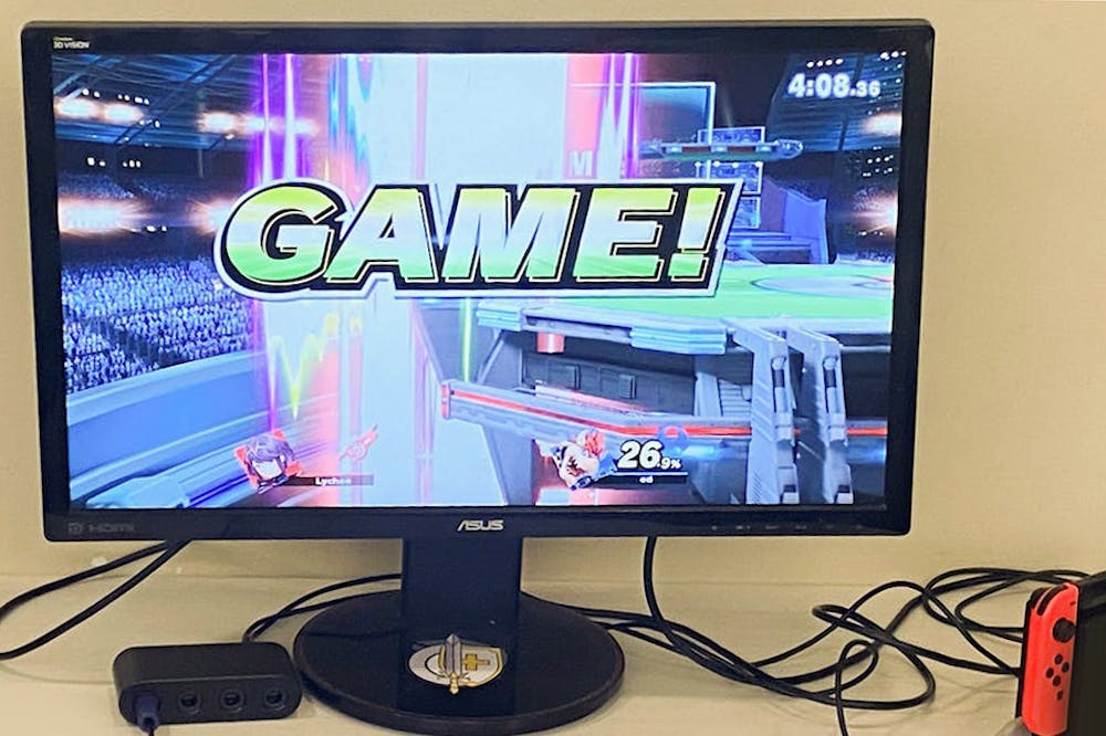 <p>A computer screen displays the game over screen that plays following a match in the popular Nintendo game Super Smash Bros on August 29, 2022. 鶹С򽴫ý's Smash Club is a welcoming place for new and experienced players.</p>