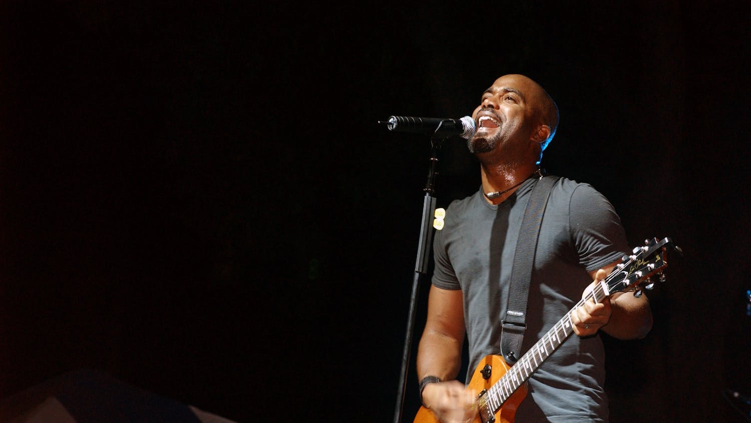 FILE—Hootie and the Blowfish lead singer Darius Rucker performs along with his band on May 21, 2001, during a free concert sponsored by the Air Force Reserve Command (AFRCOM) at Hickam Air Force Base (AFB), Hawaii (HI).