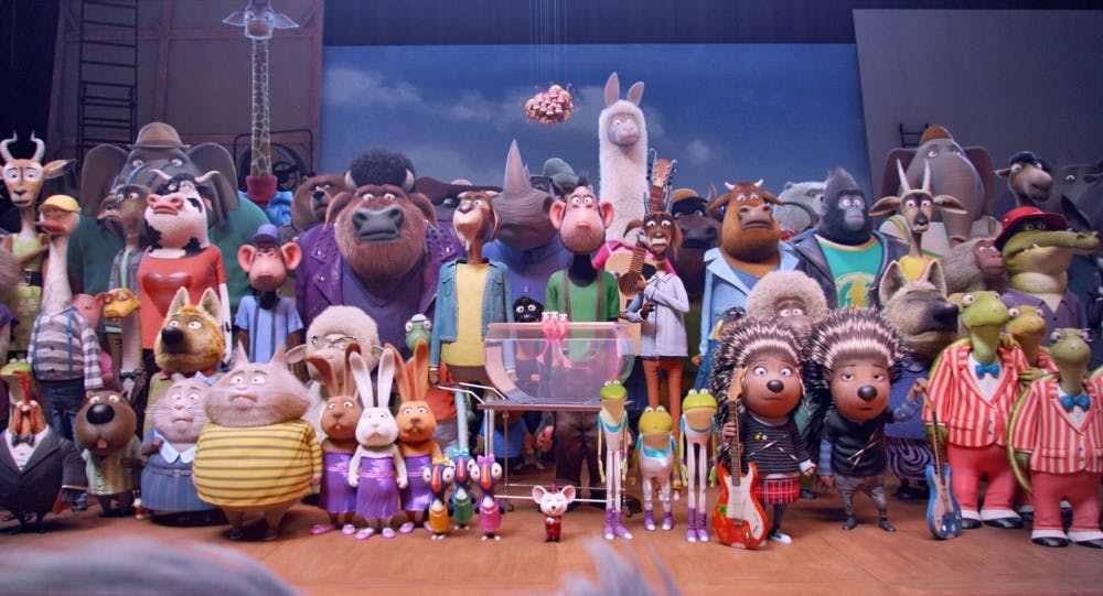 A scene from the animated film "Sing." (Illumination Entertainment)