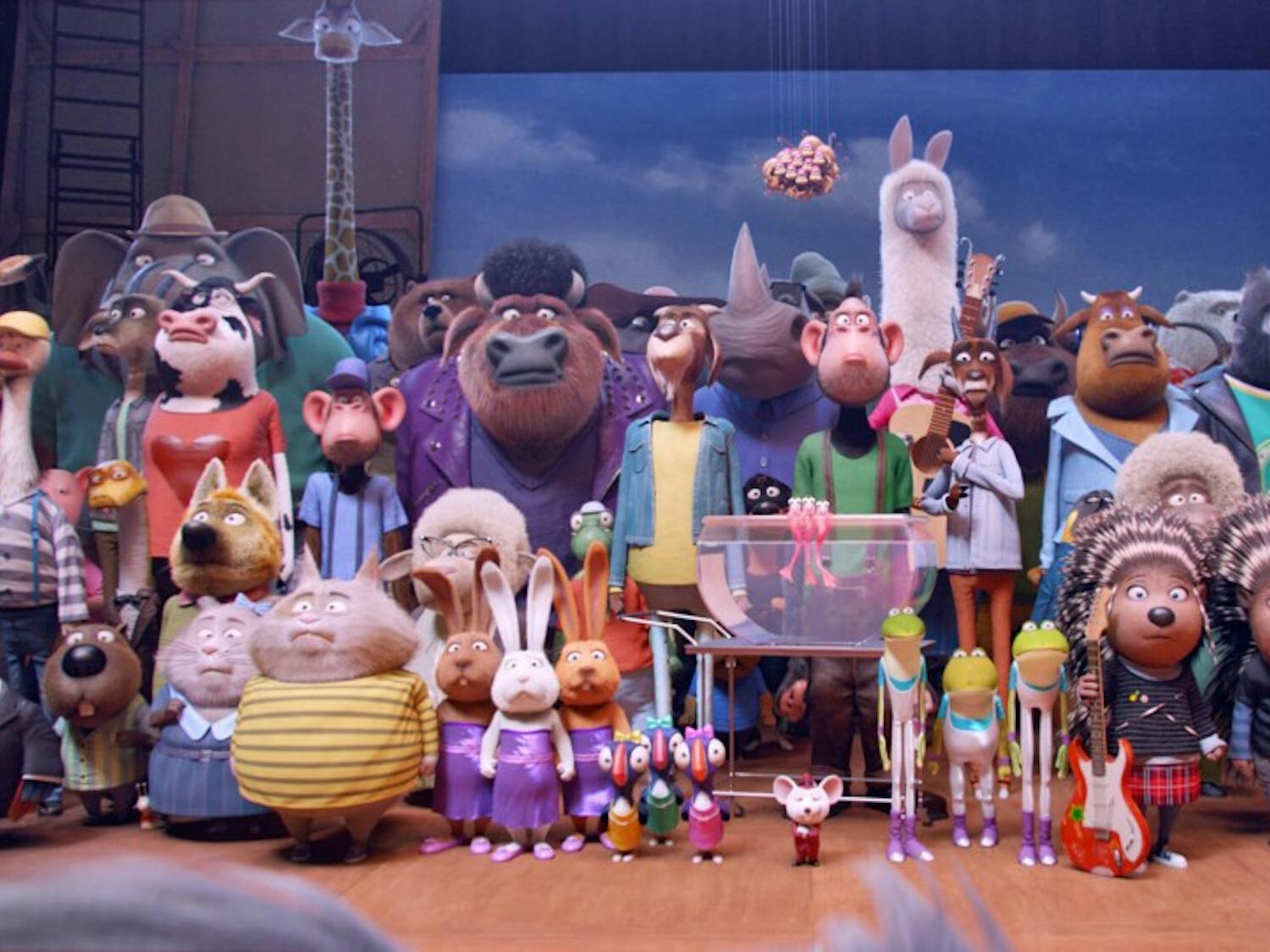 A scene from the animated film "Sing." (Illumination Entertainment)