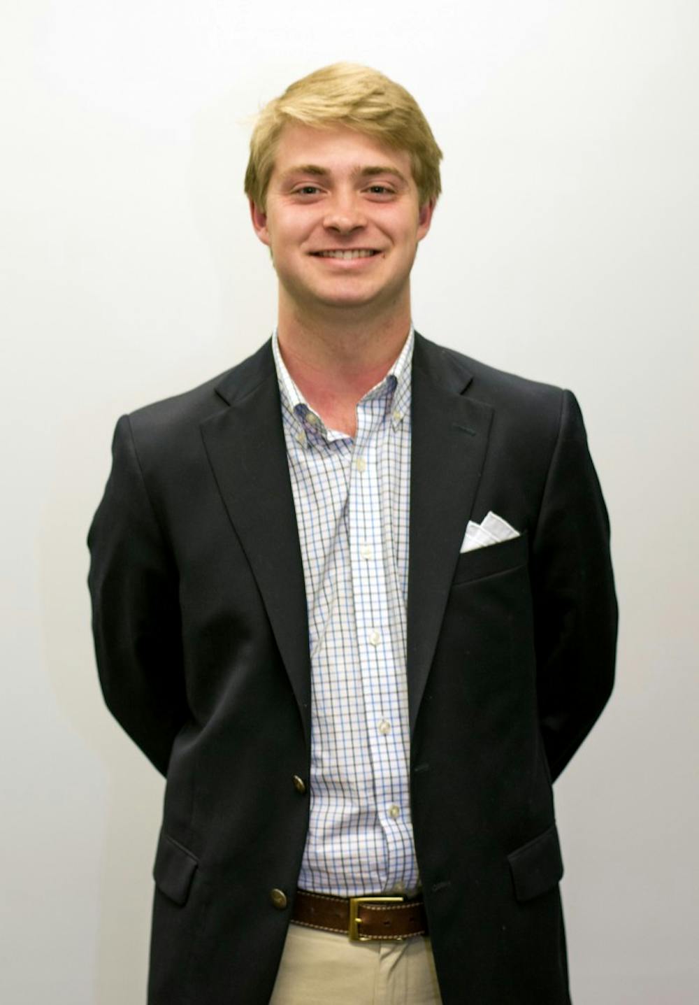 <p>Trey Byars, third-year political science student and student body presidential candidate</p>