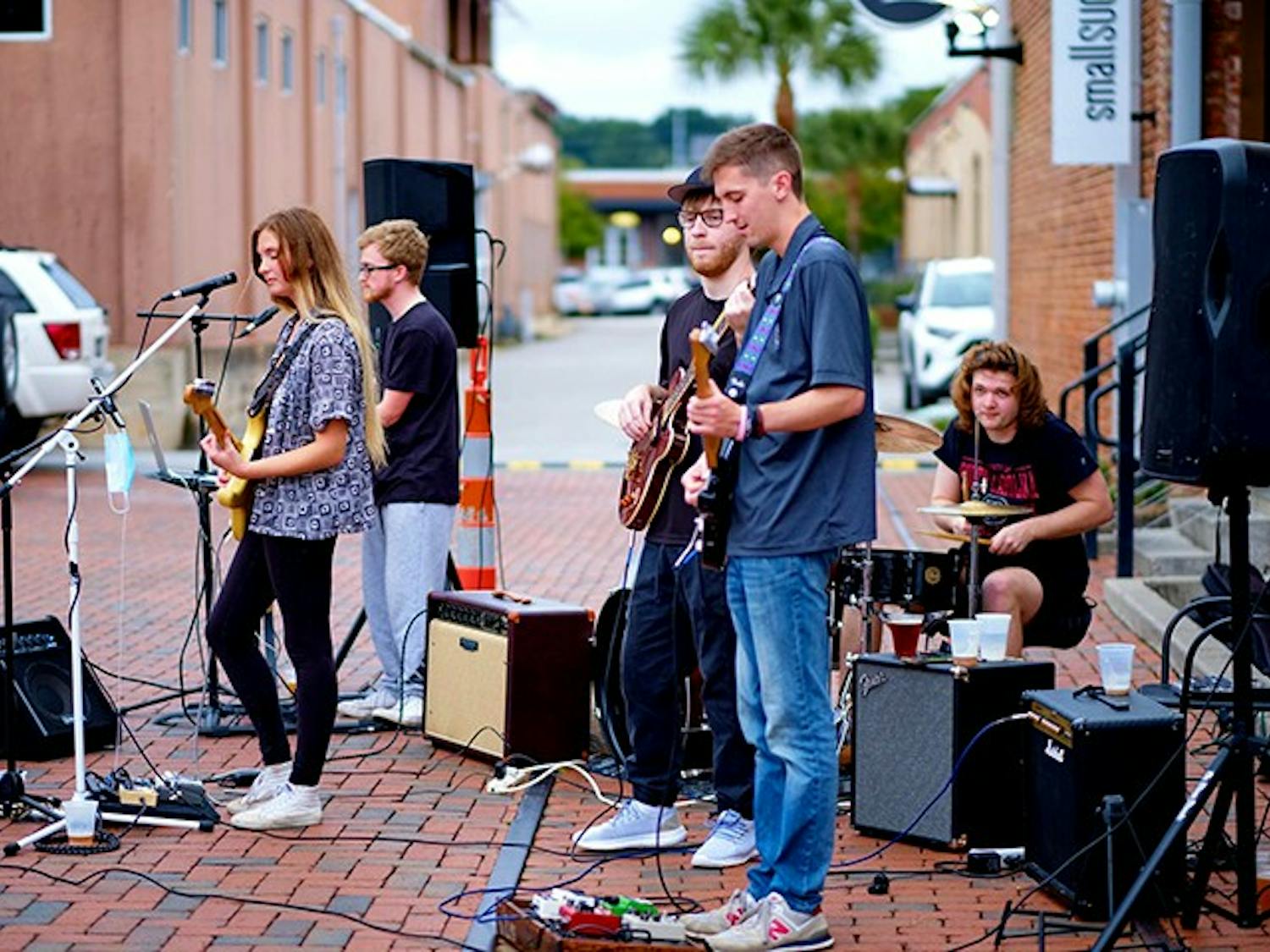 Outer Ego performs an outdoor show at Twisted Spur Brewing in September 2020. The band will be performing again at Twisted Spur Brewing on Nov. 20 and at Market on Main on Dec. 10.