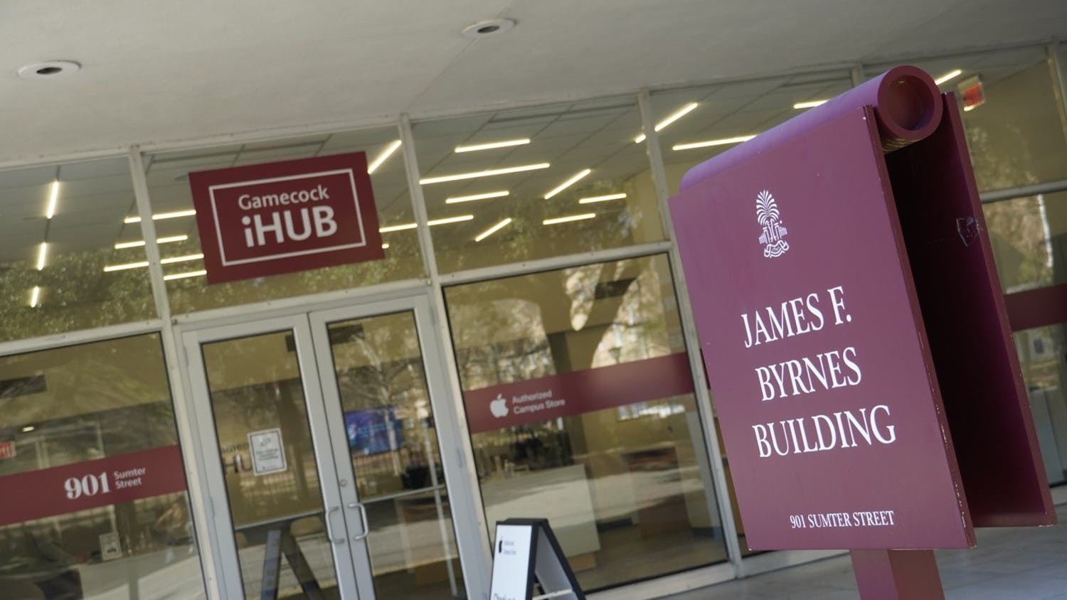 Exterior of the James F. Byrnes Building located at 901 Sumter St. on Feb. 1, 2022. Following the formation of the Title IX task force the building serves as the location for the office of new Assistant Vice President for Civil Rights Molly Peirano.