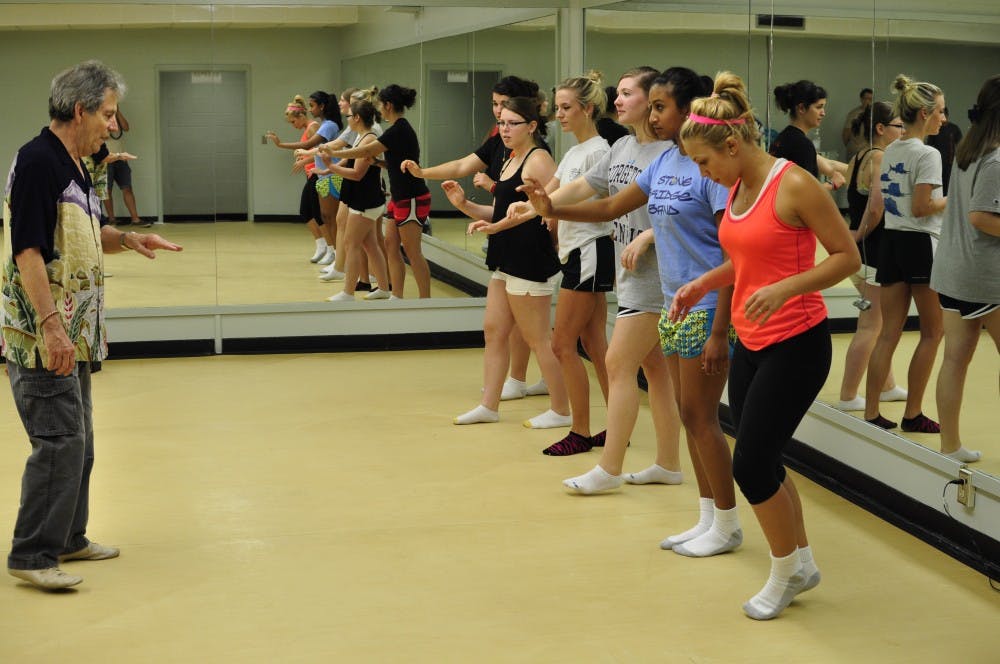 	<p>Students in <span class="caps">PEDU</span> 177, “Beginning Shag,” get physically active while learning the basics of South Carolina’s state dance.</p>