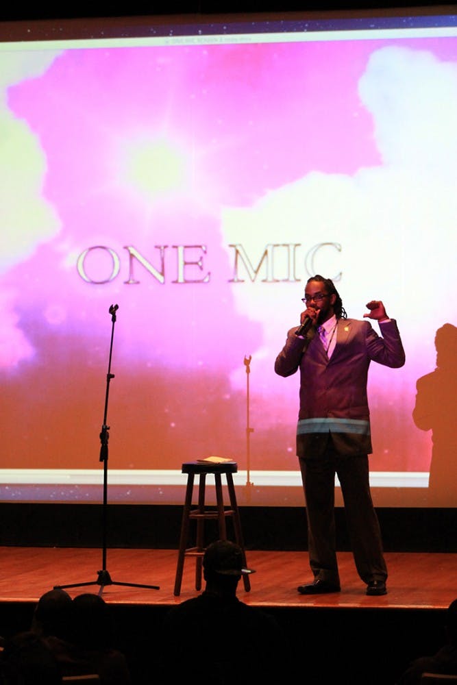 	“One Mic” performers brought attention to the dangers of domestic violence.