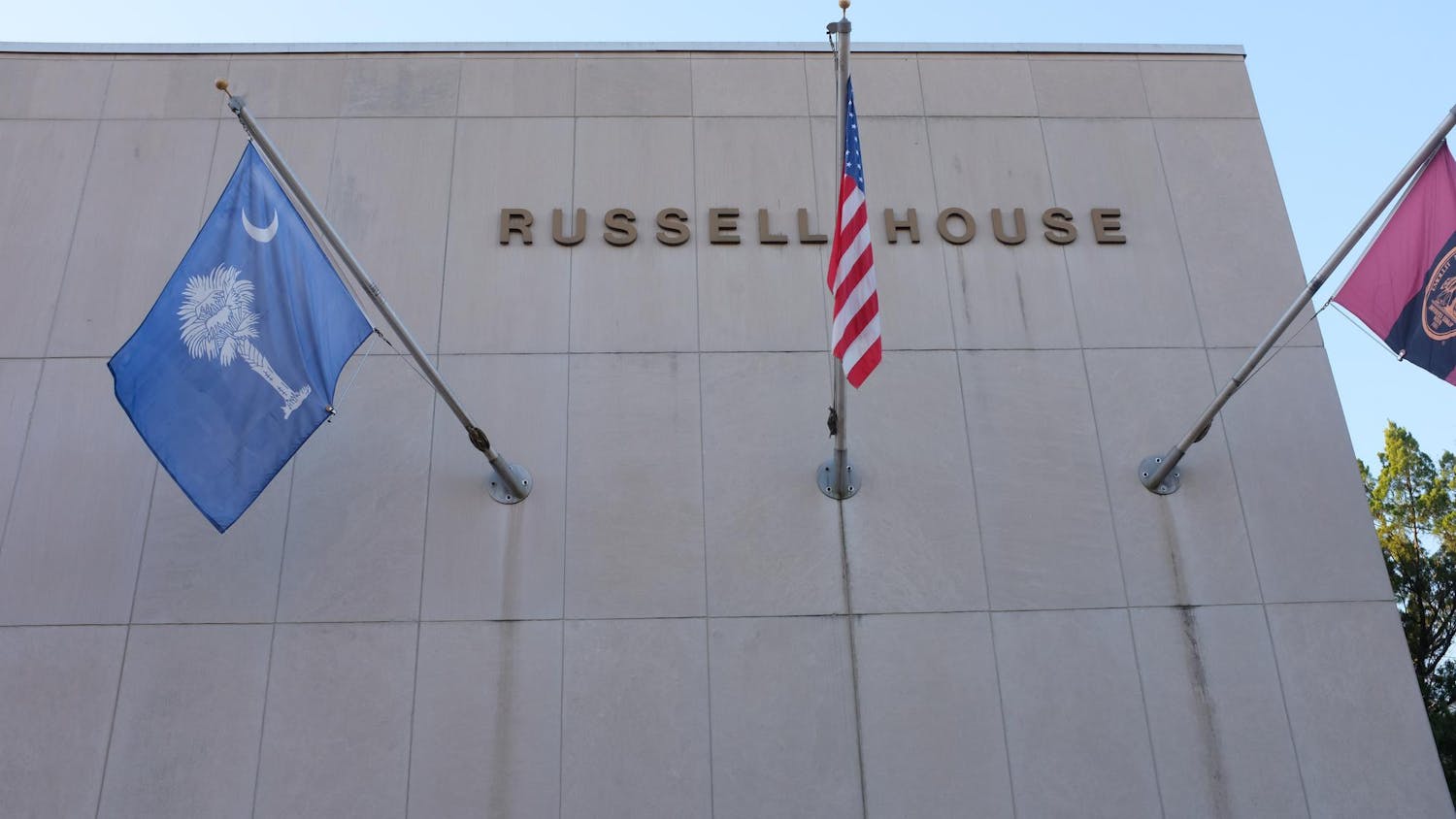 FILE — The outside of Russell House, the university’s student union, on Mar. 13, 2024.