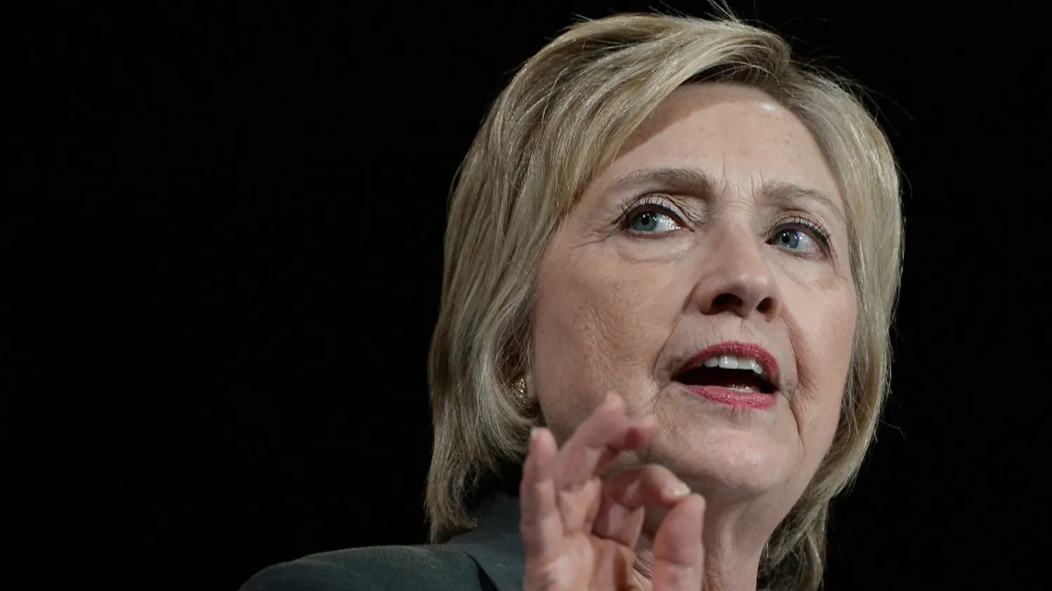 Democratic presidential candidate Hillary Clinton speaks to a capacity crowd at the Exposition Center of the North Carolina State Fairgrounds in Raleigh, N.C., on Wednesday, June 22, 2016. (Chuck Liddy/Raleigh News & Observer/TNS)