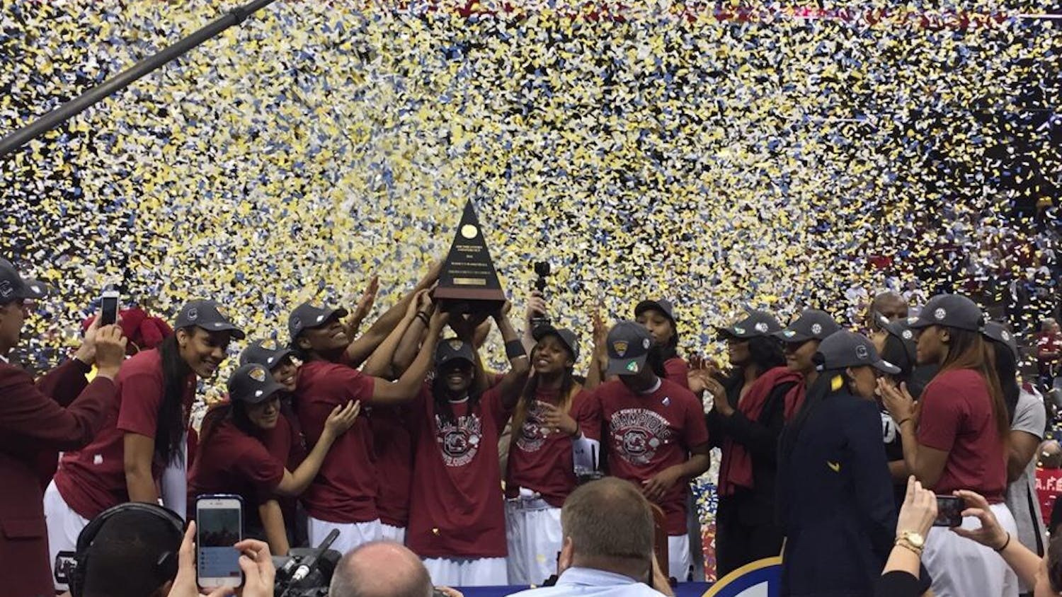 The South Carolina women's basketball team will ride a wave of confidence into the NCAA tournament after going undefeated in SEC play, clinching the title for the second year in a row.