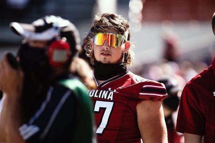 Gavin Bennett, a former member of the Gamecock football team, was recently given the title of "best mullet at USC". Bennett is known for having many different hair styles.