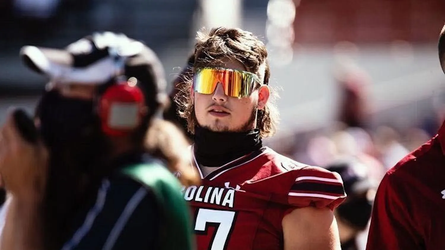 Gavin Bennett, a former member of the Gamecock football team, was recently given the title of "best mullet at USC". Bennett is known for having many different hair styles.