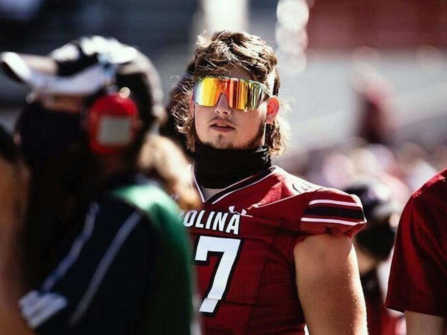 Gavin Bennett, a former member of the Gamecock football team, was recently given the title of "best mullet at USC". Bennett is known for having many different hair styles.
