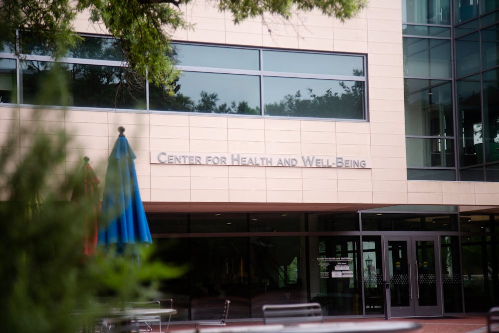<p>FILE—A picture of the Center for Health and Well-Being on June 14, 2022. The building houses University Health Services and supports students' medical needs.&nbsp;</p>