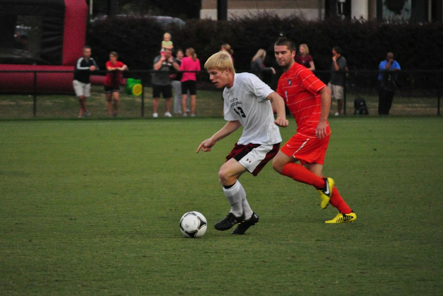	Junior Braeden Troyer has gone from playing as an attacking midfielder to a center back on defense.