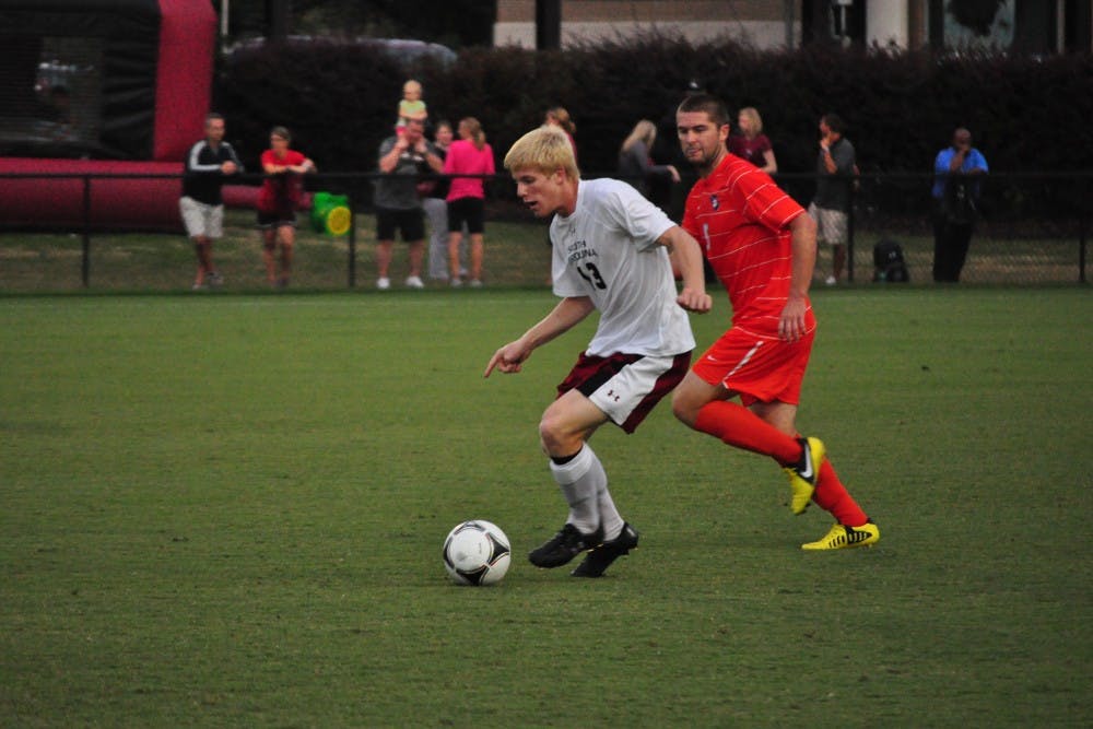 	<p>Junior Braeden Troyer has gone from playing as an attacking midfielder to a center back on defense.</p>