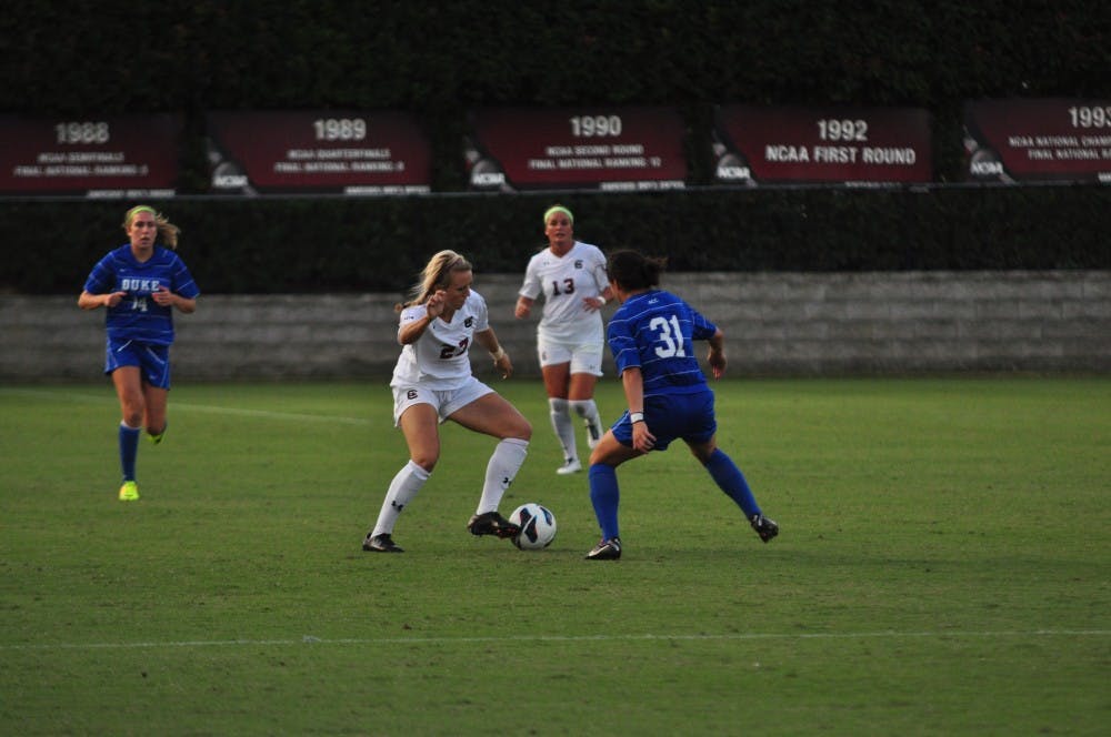 	<p>Sophomore midfielder Bay Daniel found the net for the first time in her career with her 51st-minute goal against the Mustangs. </p>
