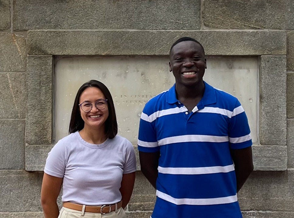 Layne Scopano and Kwame Kennedy, the co-founders of a newspaper that humanizes people experiencing homelessness in Columbia. The publication will offer policy recommendations to solve homelessness and deconstruct stereotypes by providing a platform to houseless people.