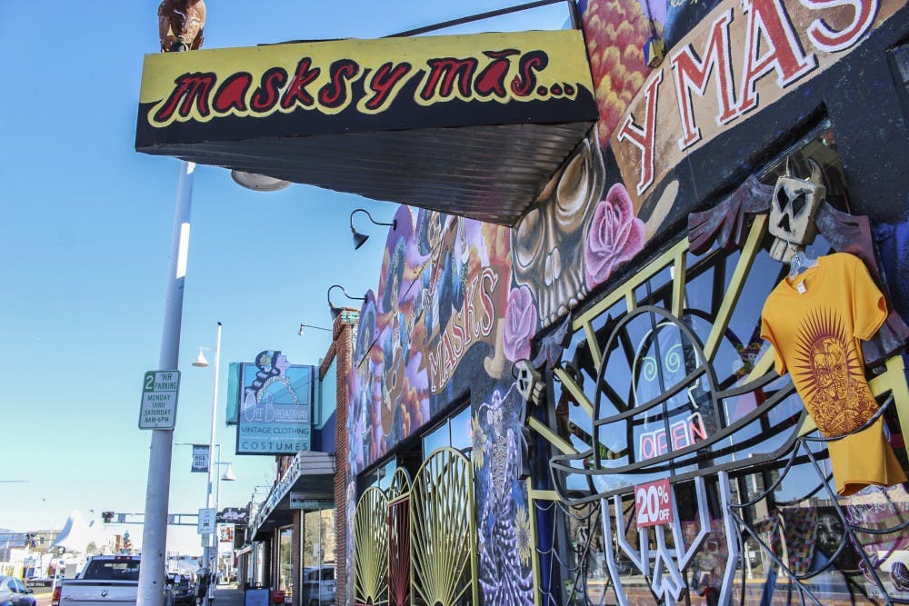 Masks y Mas in Nob Hill during Small Business Saturday.