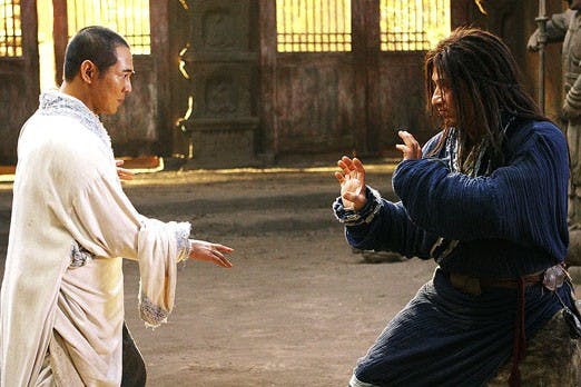 Jet Li, left, and Jackie Chan in "The Forbidden Kingdom."