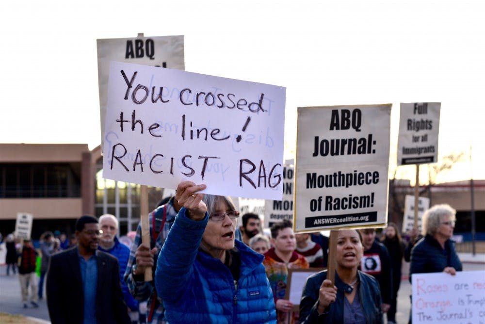 ABQ Journal Protest2