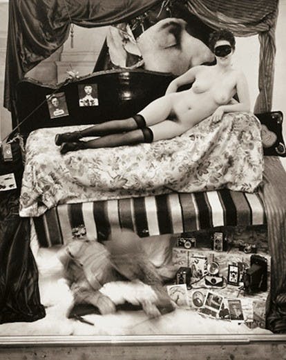 "Fictional Store Fronts" by Joel-Peter Witkin is part of the exhibit "Photography: New Mexico" in the UNM Art Museum.