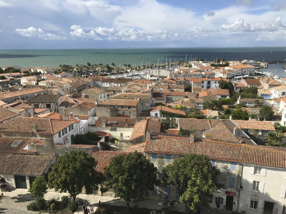 The town of Saint Martin on Aug. 9, 2017