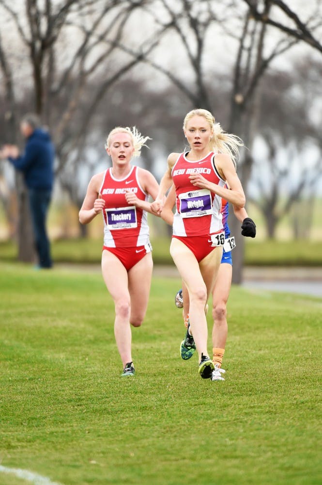 28 OCT 2016: The 2016 Mountain West Women's Cross Country Championship takes place at Falcon Crest Golf Club in Kuna, ID. Justin Tafoya/NCAA Photos