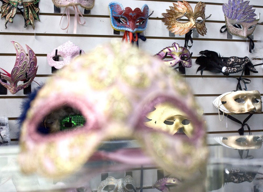 	Handmade masks hang from the shelves at Birdland. Owned by Jay Steinberg, the store is inspired by thebusinessman’s love of the Grateful Dead.