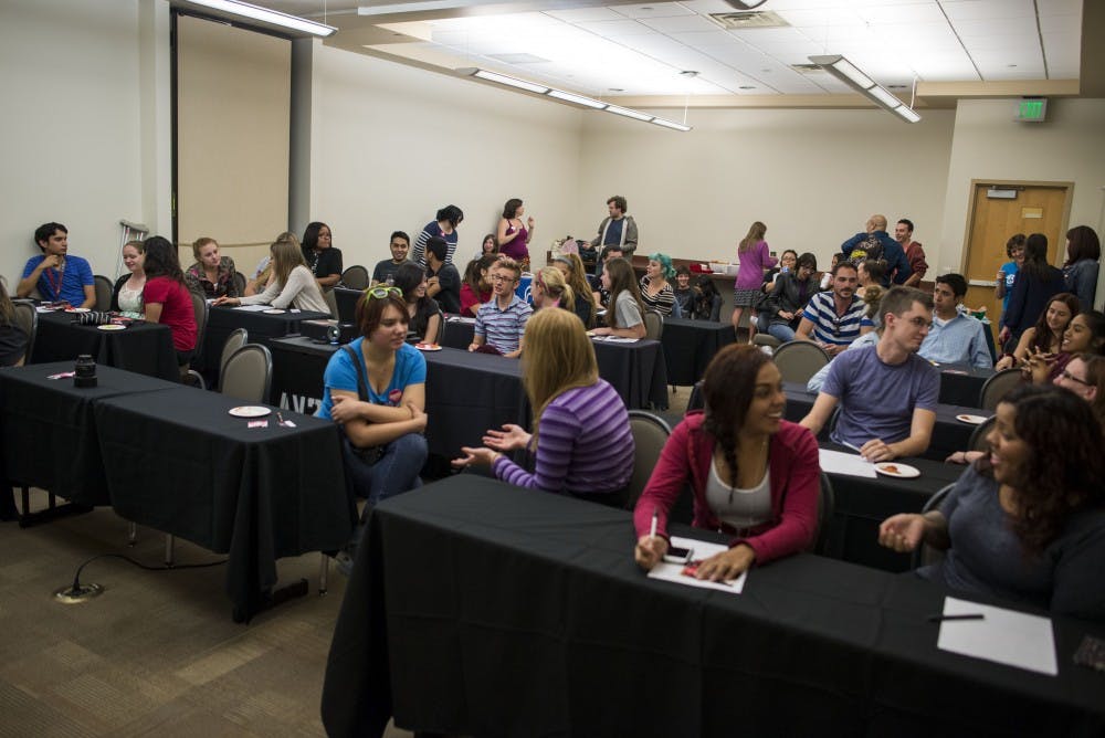 Around 60 students attend the “O Face Oral” workshop as part of UNM “Sex Week” on Thursday. The seminar took place one day after the University formally apologized for the controversial nature of the events.