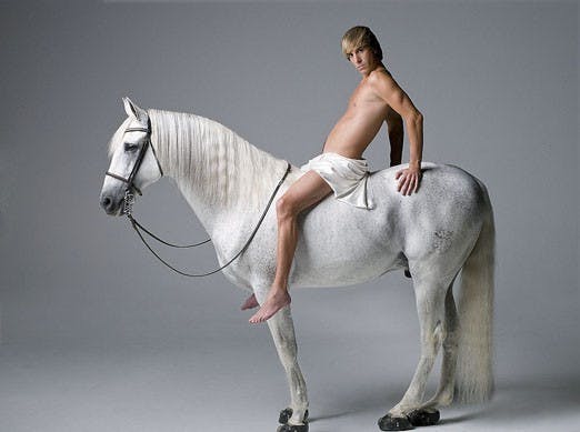 Sacha Baron Cohen stars in "Br&uuml;no." The film arrived in theaters July 10.