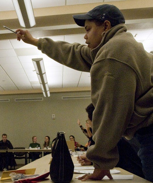 Michelle Touson resigned as GPSA's elections chair Monday.