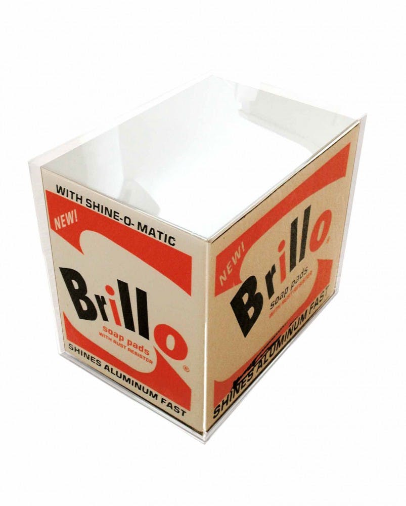 Andy Warhol's  "Brillo Box." 