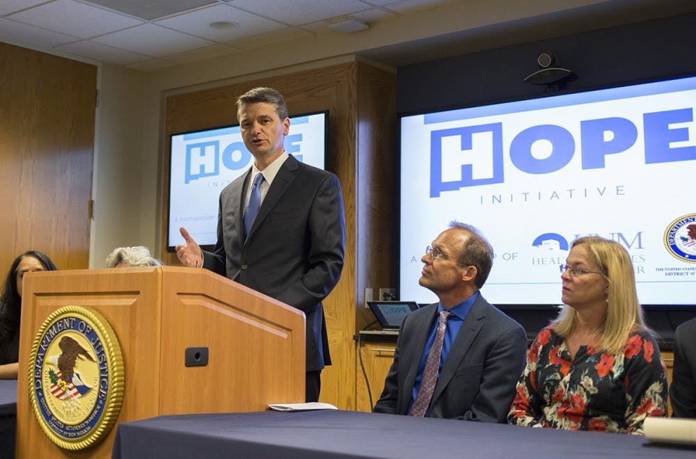 U.S. Attorney Damon Martinez discusses a public awareness campaign aimed at tackling the state's opioid addiction crisis.